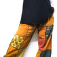 Cotton Patchwork Trousers - Orange