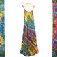Tie-Dye Maxi Dress - Charcoal Rainbow