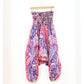 Harem Blanket Trousers - White, Pink and Purple