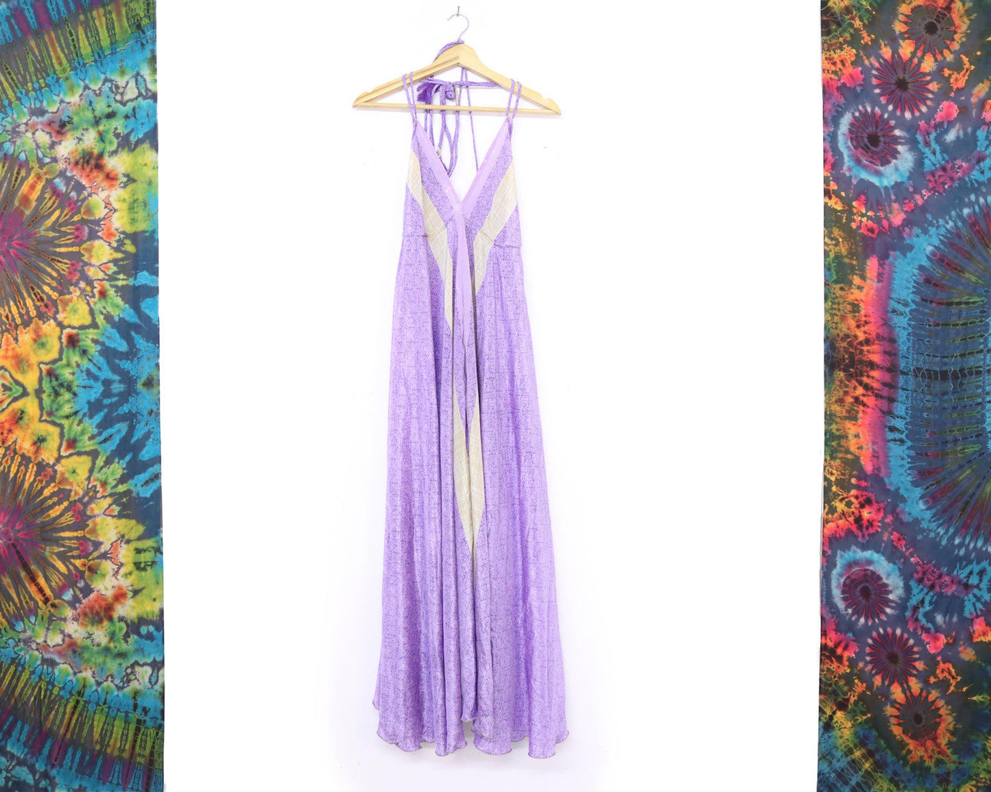 Recycled Sari Dress - Lilac
