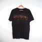 Galaxy Bleach Dyed Organic Cotton T-Shirt - Black