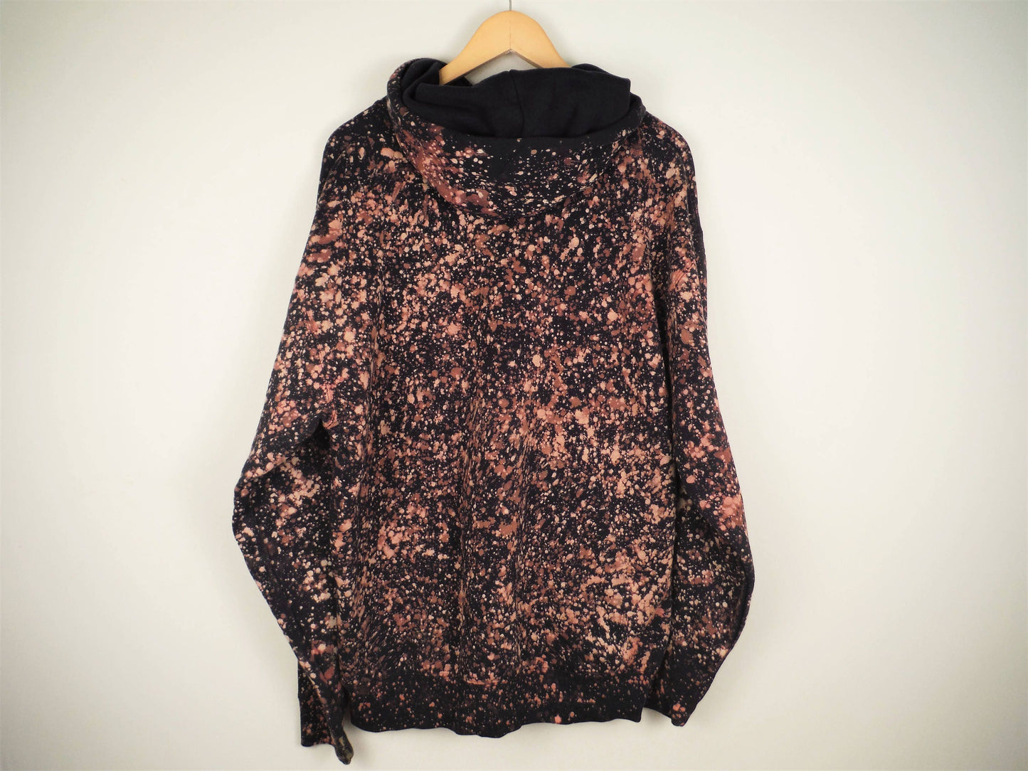 Bleach Galaxy Pullover Hoodie - Navy Blue - Bare Canvas