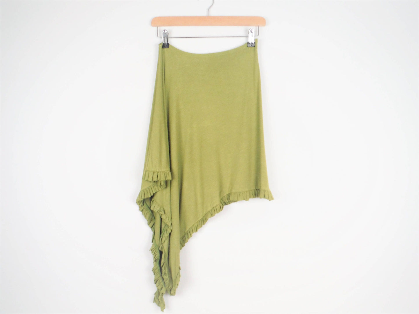 Skoncho Skirt / Poncho Top - Leaf Green - Bare Canvas