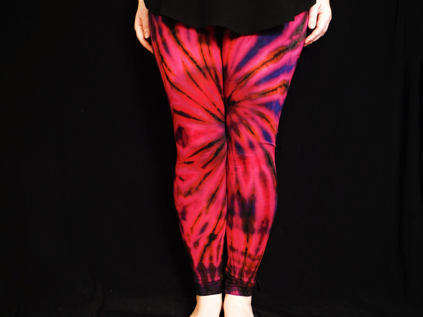 Tie Dye Leggings - Pink and Purple