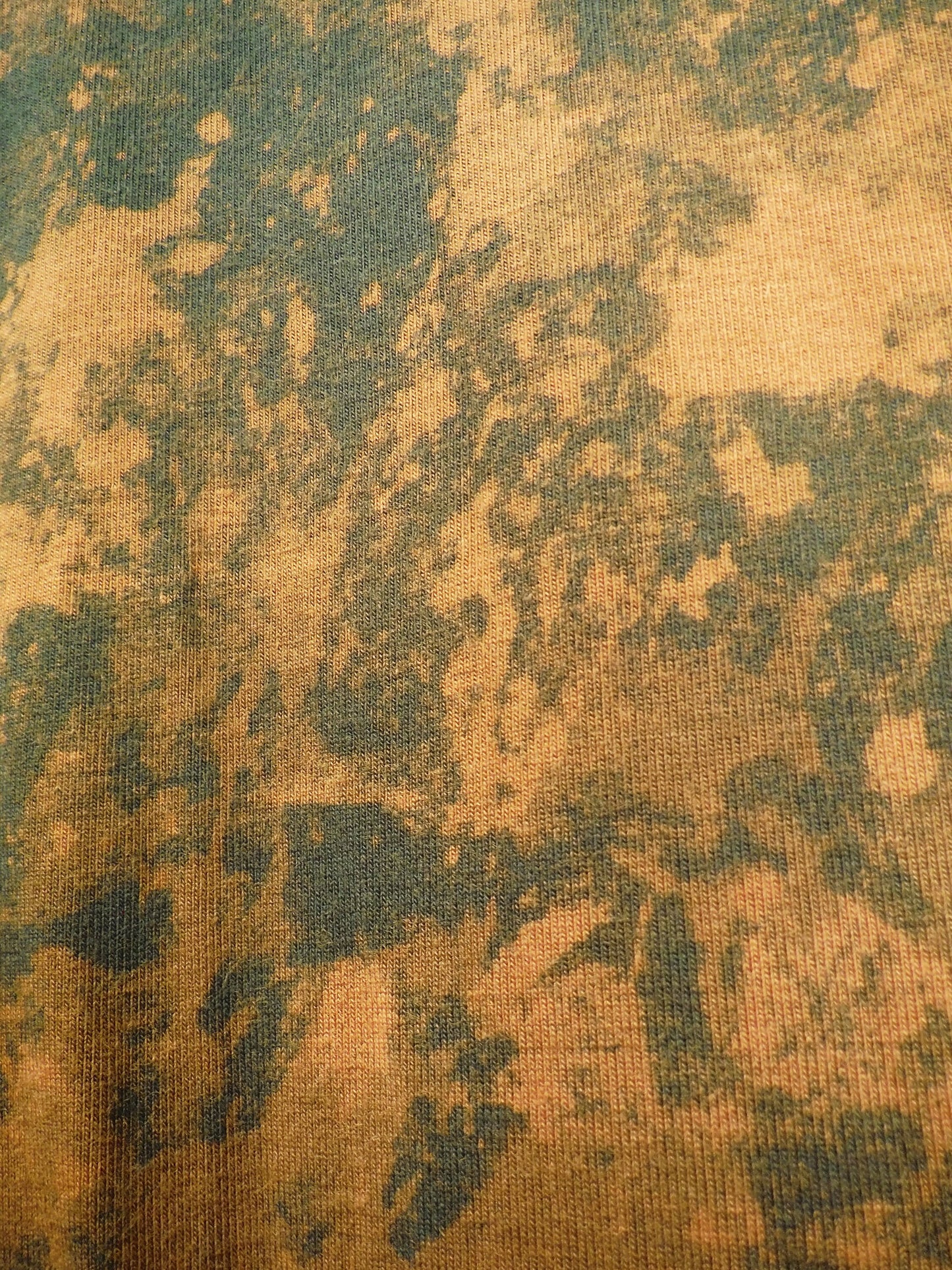 Hand Dyed Mottled Bleach Leggings - Green - Bare Canvas