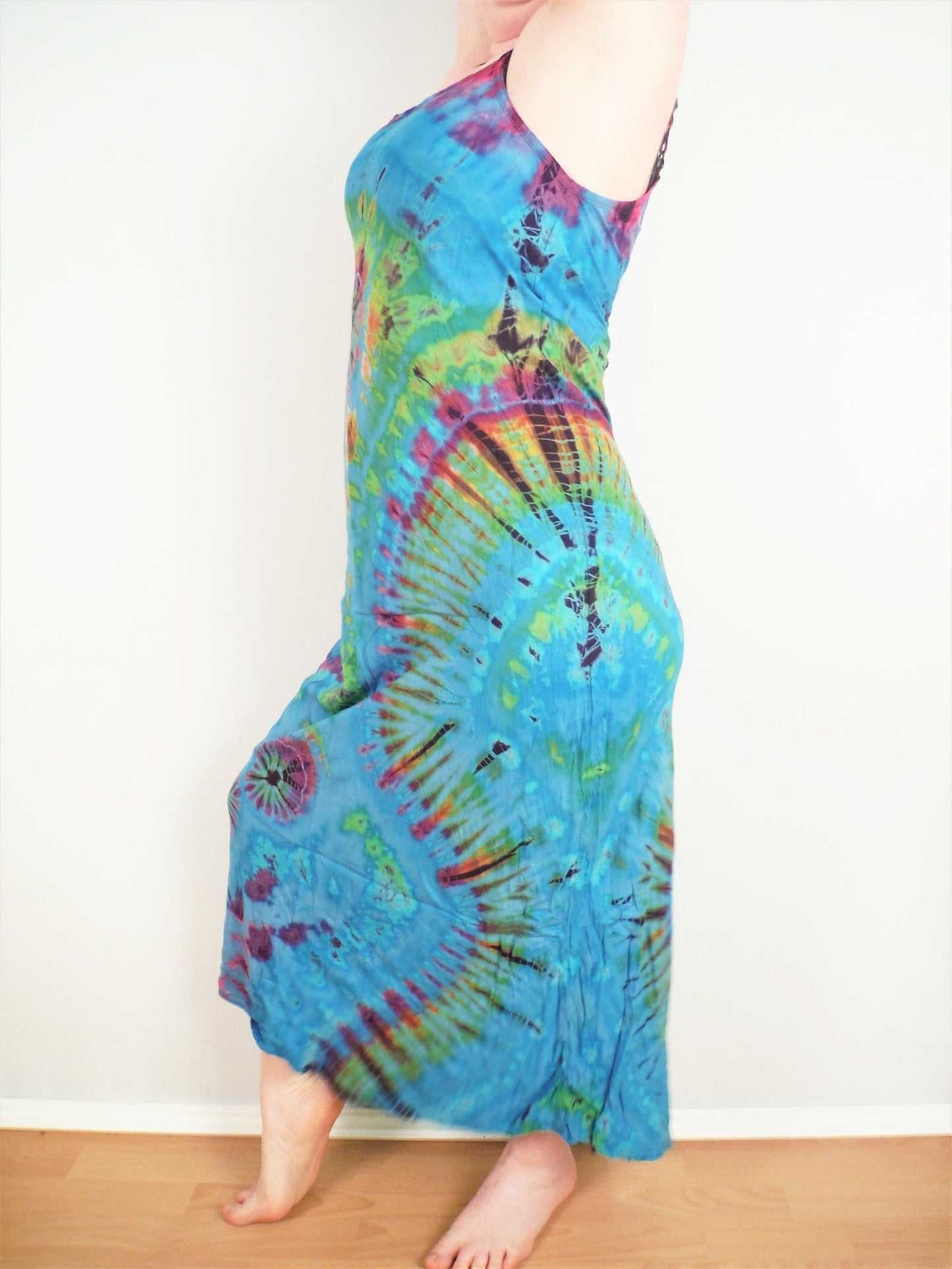 Tie-Dye Maxi Dress - Sky Blue - Bare Canvas