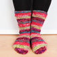 Long Cosy Knitted Sofa Socks - Pink - Bare Canvas