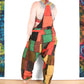 Patchwork Harem Dungarees  - Orange Green Yellow and Brown - Bare Canvas
