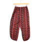 Children's Fleece Trousers - Rusty Orange Paisley Stripe Age 6-8 - Bare Canvas