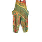 Children's Tie-Dye Dungarees - Moss Green Rainbow Age 3-4, 5-6, 7-8, 9-11 - Bare Canvas