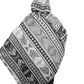 Hooded Blanket Poncho - Cream Blue Purple and Red Aztec
